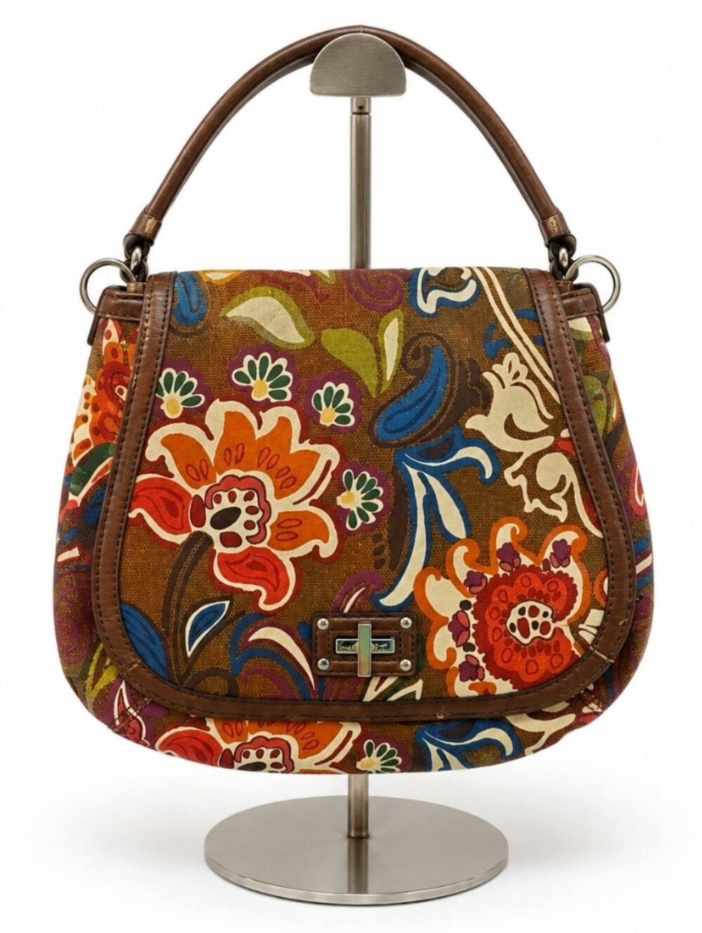 Vintage Relic Bohemian Canvas Floral Bag OS